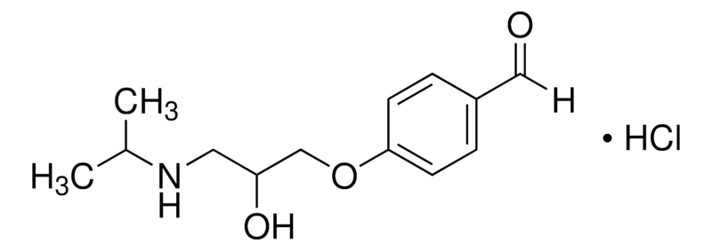 Metoprolol Related Compound C, (±)-4-(2-Hydroxy-3-isopropylaminopropoxy)benzaldehyde  hydrochloride