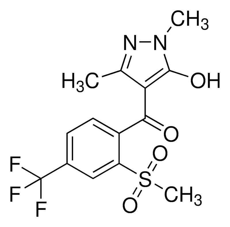 (5-Hydroxy-1,3-dimethylpyrazol-4-yl)(?,?,αtrifluoro-2-mesyl p-tolyl)methanone, (5-Hydroxy-1,3-dimethyl-1H-pyrazol-4-yl)[2-(methylsulfonyl) 4-(trifluoromethyl)phenyl]methanone