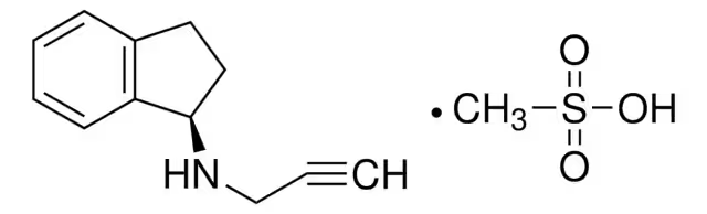 (1R)-2,3-Dihydro-N-2-propynl-1H-inden-1-amine methanesulfonate, N-Propargyl-1(R)-aminoindan methanesulfonate