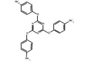 TRZ11, TZ411, and 4-[[4,6-bis(4-aminophenoxy)-1,3,5-triazin-2-yl]oxy]aniline,