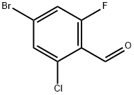 4-bromo-2-chloro-6-fluoro-Benzaldehyde;Benzaldehyde, 4-bromo-2-chloro-6-fluoro