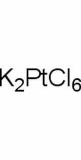Dipotassium hexachloroplatinate, Dipotassium platinum hexachloride, Platinic potassium chloride, Platinum potassium chloride, Potassium chloroplatinate, Potassium platinum(IV) chloride, Potassium platinum(IV) hexachloride
