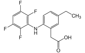 2-(5-Ethyl-2-((2,3,5,6-tetrafluorophenyl)amino)phenyl)acetic acid