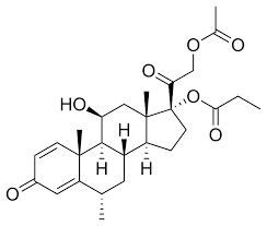 (6alpha,11beta)-21-(acetyloxy)-11-hydroxy-6-methyl-3,20-dioxopregna-1,4-dien-17-yl propionate