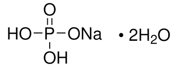 Sodium phosphate monobasic dihydrate, mono-Sodium orthophosphate, Sodium biphosphate, Sodium phosphate monobasic, Sodium dihydrogen phosphate dihydrate