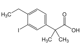 2-(4-ethyl-3-iodophenyl)-2-methylpropanoic acid