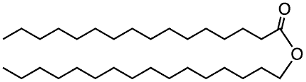 Palmityl palmitate, Cetyl palmitate, Hexadecyl hexadecanoate, Palmitic acid palmityl ester