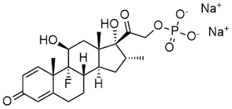 Dexamethasone 21-phosphate disodium salt, 9-Fluoro-11b,17, 21-trihydroxy-16α methylpregna-1,4-diene-3,20-dione 21-(dihydrogen phosphate) disodium salt