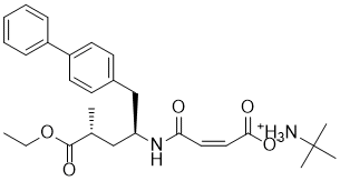 2-Methylpropan-2-aminium(Z)-4-(((2S,4R)-1-([1,1`-biphenyl]-4-yl)-5-ethoxy-4-methyl-5-oxopentan-2-yl)amino)-4-oxobut-2-enoate