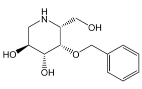 1-Deoxygalactonojirimycin Tetrabenzyl Ether, Benzyl Migalastat, Piperidine, 3,4,5-tris(phenylmethoxy)-2-[(phenylmethoxy)methyl]-, (2R,3S,4R,5S)-