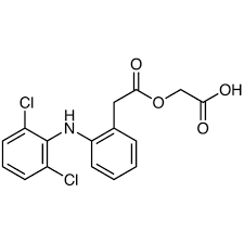 Aceclofenac, 2-[(2,6-Dichlorophenyl)amino]benzeneacetic acid carboxymethyl ester;