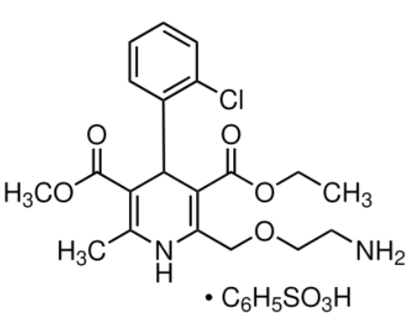 (4R, S)-3-Ethyl-5-methyl 2-(2-amino-ethoxy-methyl)-4-(2-chlorophenyl)-1,4-dihydroxy-6-methyl pyridine-3,5-dicarboxylate monobenzene sulphonate, 2-[(2-Aminoethoxy)-methyl]-4-(2-chlorophenyl)-1,4-dihydro-6-methyl-3,5- pyridinedicarboxylic acid 3-ethyl 5-met