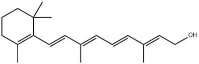 Axerophthol, Vitamin A, Vitamin A alcohol, Vitamin A1, all-trans-3,7-Dimethyl-9-(2,6,6-trimethyl-1-cyclohexen-1-yl)-2,4,6,8-nonatetraen-1-ol