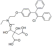 Clomiphene citrate salt, 2-(4-[2-Chloro-1,2-diphenylethenyl]phenoxy)-N,N-diethylethanamine