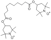 2,2,6,6-tetramethyl-1-oxo-4-({10-oxo0-[(2,2,6,6-tetramethyl-1-oxidopiperidin-4-yl)oxy]decanoyl}oxy)-1?αpiperidin-1-ylium