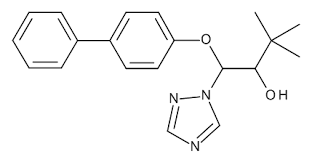 3,3-Dimethyl-1-(4-phenylphenoxy)-1-(1,2,4-triazol-1-yl)butan-2-ol