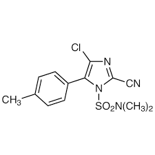 4-Chloro-2-cyano-N,N-dimethyl-5-(4-methylphenyl)-1H-imidazole-1-sulfonamide