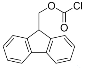 Fmoc chloride, 9-Fluorenylmethoxycarbonyl chloride, 9-Fluorenylmethyl chloroformate, Fmoc-Cl
