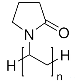 Poly[1-(2-oxo-1-pyrrolidinyl)ethylene] ; Polyvinylpyrrolidone ; PVP ; Povidone