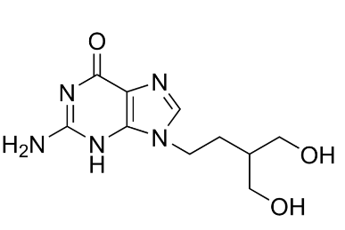 2-Amino-1,9-dihydro-9-[4-hydroxy-3-(hydroxymethyl)butyl]-6H-purin-6-one, BRL-39123