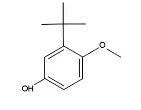 2-tert-Butyl-4-hydroxyanisole, 2-BHA, 3-(1,1-Dimethylethyl)-4-methoxyphenol, 3-tert-Butyl-4-methoxyphenol