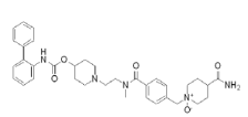 1-(4-((2-(4-(([1, 1αbiphenyl]-2-ylcarbamoyl)oxy)piperidin-1 yl)ethyl)(methyl)carbamoyl)benzyl)-4-carbamoylpiperidine 1-oxide