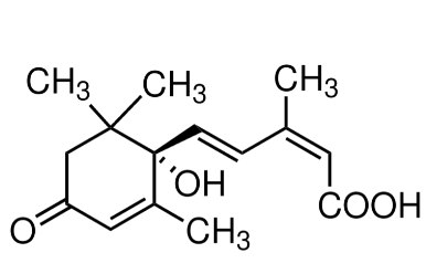(S)-5-(1-Hydroxy-2,6,6-trimethyl-4-oxo-2-cyclohexen-1-yl)-3-methyl-(2Z,4E)-pentadienoic acid, ABA, Dormin