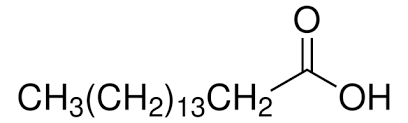 Cetylic acid, Hexadecanoic acid