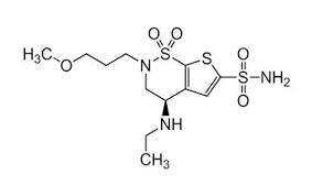 (5R)-5-Ethylamino-3-(3-methoxypropyl)-2,2-dioxo-2?6,9-dithia-3-azabicyclo[4.3.0]nona-7,10-diene-8-sulfonamide,