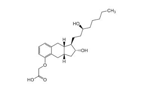 2-[[(1R,2R,3aS,9aS)-2,3,4,9,9a-hexahydro-2-hydroxy-1-[(3S)-3-hydroxyoctyl]-1H-benz[f]inden-5-yl]oxy]-acetic acid