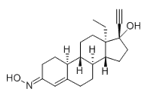Deacetylnorgestimate, (17alpha)-13-Ethyl-17-hydroxy-18,19-dinorpregn-4-en-20-yn-3-one oxime