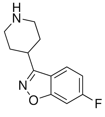 4-(6-Fluoro-1,2-benzisoxazol-3-yl)piperidine, 6-Fluoro-3-(4-piperidinyl)-1,2-benzisoxazole, 6-Fluoro-3-(piperidin-4-yl)benzo[d]isoxazole