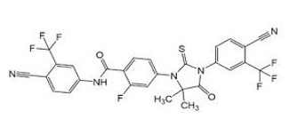 N-[4-Cyano-3-(trifluoromethyl)phenyl]-4-{3-[4-cyano-3-(trifluoromethyl) phenyl]-5,5-dimethyl-4-oxo-2-thioxoimidazolidin-1-yl}-2-fluorobenzamide