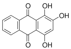 1,2,4-Trihydroxyanthraquinone, Hydroxylizaric acid, Verantin