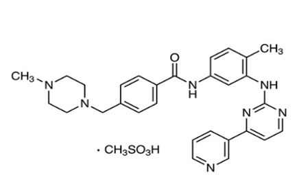 4-[(4-Methyl-1-piperazinyl)methyl]-N-[4-methyl-3-[[4-(3-pyridinyl)-2-pyrimidinyl]amino]-phenyl]benzamide methanesulfonate, 4-[(4-Methylpiperazin-1-yl)methyl]-N-(4-methyl-3-{[4-(pyridin-3-yl)pyrimidin-2-yl]amino}phenyl)benzamide mesylate, CGP 57148, Genfat