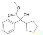 Methyl 2-cyclopentyl-2-hydroxy-2-phenylacetate, Cyclopentylmandelic acid methyl ester, Methyl cyclopentylphenylglycolate, NSC 93811