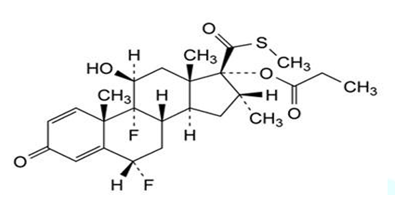 6?,9-Difluoro-17-[(methylsulfanyl)carbonyl]-11αhydroxy-16αmethyl-3-oxoandrosta-1,4-dien-17αyle propanoate, 6ALPHA,9-DIFLUORO-11BETA-HYDROXY-16ALPHA-METHYL-17-[(METHYLSULFANYL)]-3-OXOANDROSTA- 1,4-DIEN-17ALPHA-YL ACETATE, S-Methyl 6?, 9αdifluoro-11αhy
