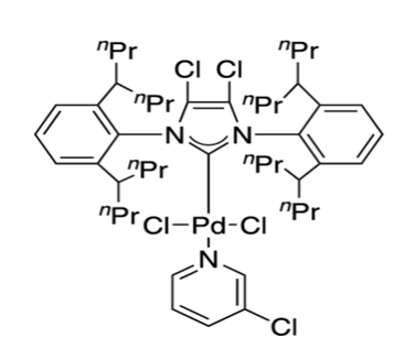 palladium(2+) 1,3-bis[2,6-bis(heptan-4-yl)phenyl]-4,5-dichloro-2H-imidazole 3-chloropyridine dichloride