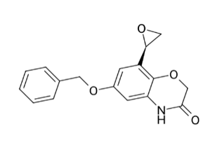 8-(2R)-Oxiranyl-6-(phenylmethoxy)-2H-1,4-benzoxazin-3(4H)-one