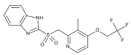 2-[3-Methyl-4-(2,2,2-trifluoroethoxy)-2-pyridinyl] methyl] sulfonyl]-1H benzimidazole