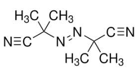 ?,?αAzoisobutyronitrile, AIBN, Azobisisobutyronitrile, Free radical initiator