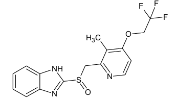2-[[[3-Methyl-4-(2,2,2-trifluoroethoxy)-2-pyridyl]methyl]sulfinyl]benzimidazole