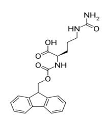 (2R)-5-[(aminocarbonyl)amino]-2-{[(9H-fluoren-9-ylmethoxy)carbonyl]amino}pentanoic acid