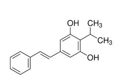(E)-2-Isopropyl-5-styrylbenzene-1,3-diol, 3,5-Dihydroxy-4-isopropyl-trans-stilbene, 3,5-Dihydroxy-4-isopropylstilbene, GSK-2894512, Tapinarof, WBI 1001