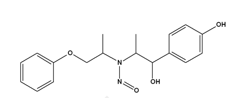 N-(1-Hydroxy-1-(4-hydroxyphenyl)propan-2-yl)-N-(1-phenoxypropan-2-yl)nitrous amide