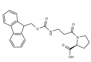 (S)-1-(3-((((9H-Fluoren-9-yl)methoxy)carbonyl)amino)propanoyl)pyrrolidine-2-carboxylic acid