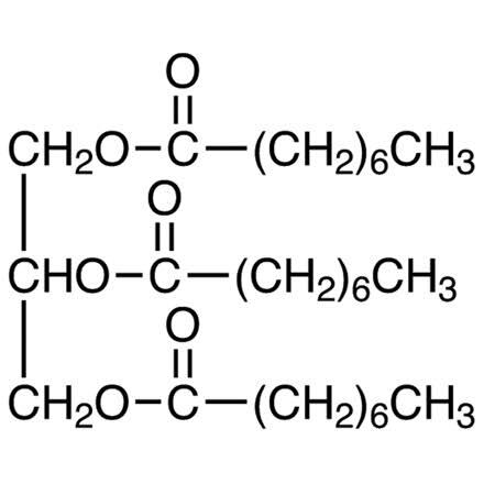 1,2,3-Tricapryloylglycerol, 1,2,3-Trioctanoylglycerol, Glycerol tricaprylate, Glycerol trioctanoate, Glyceryl tricaprylate, Tricaprylin, Trioctanoin