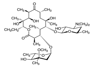 ERYTHROMYCIN BASE;em;Erythro;ERYTHROMYCIN A;erytromycin;erythrocin