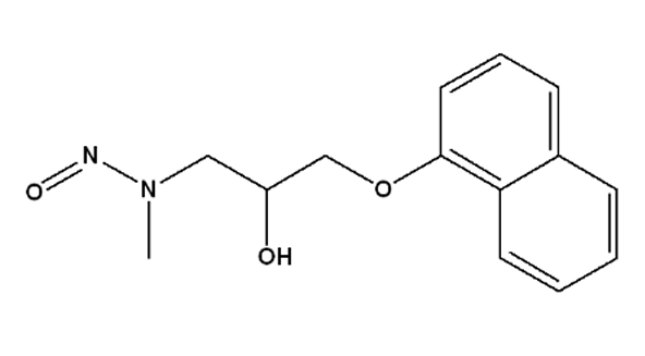 1-[(1-Methylethyl)nitrosoamino]-3-(1-naphthalenyloxy)-2-propanol