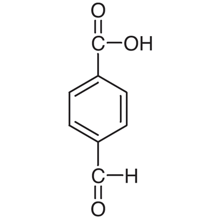 Terephthalaldehydic acid, 4-Formylbenzoic acid, 4-Carboxybenzaldehyde